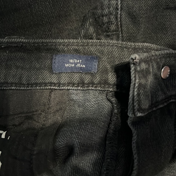 Tall Gap Black Mom Jeans - Picture 3 of 4